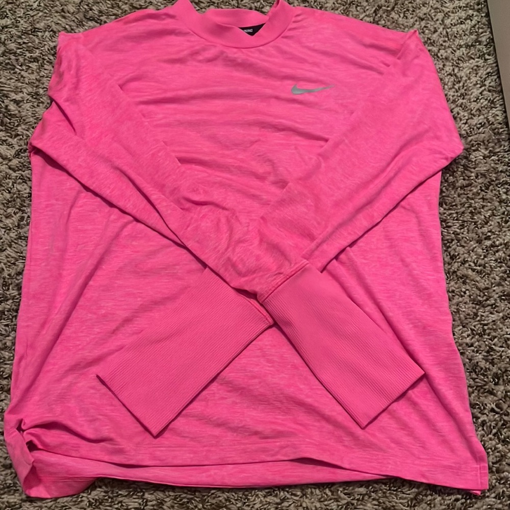 Small pink Nike running long sleeve.